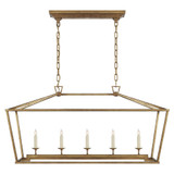 Darlana 5 Light Oversized Linear Chandelier by Visual Comfort Signature - CHC2156