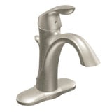Eva One Handle Bathroom Faucet Multiple Finishes by Moen - 6400