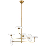Calvino Light Large Chandelier by Visual Comfort Signature S 5692PN-CG - S5692
