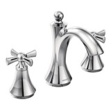 Wynford Two Handle Bathroom Faucet Multiple Finishes T4524 by Moen - T4524