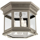 Club 3 Light 11.5 Inch Wide Flush Mount by Visual Comfort Signature - CHC4125