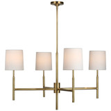 Clarion 4 Light Oversized Chandelier by Visual Comfort Signature - BBL 5172