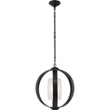 Metal Banded 1 Light Large Pendant by Visual Comfort Signature - CHC2530