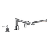 Arris Two Handle Roman Tub Faucet Includes Hand Shower by Moen - TS93004