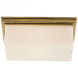 Newhouse Block 1 Light Flush Mount by Visual Comfort Signature - TOB4215