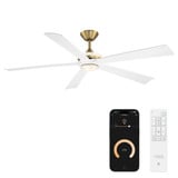 Crown 5 Blade Ceiling Fan with Light Kit 62 Inch Wide by Modern Forms - FR-D2602-62L