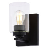 Park Ridge 1 Light Bath Vanity 7.75 Inch Tall and 4.75 Inch Wide by Vaxcel - W0523