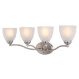 Bellwood 4 Light Bath Vanity 9.75 Inch Tall and 28 Inch Wide by Vaxcel - W0521