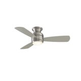 Level 3 Blade Flush Ceiling Fan with Light Kit 44 Inch Wide Fanimation - LP8347
