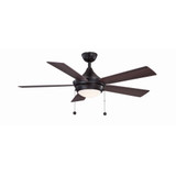 AireDrop 5 Blade Ceiling Fan with Light Kit 48 Inch Wide Fanimation - LP7653L