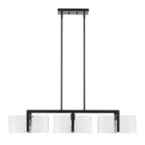 Aenon 3 Light Island 8.13 Inch Tall and 40.5 Inch Wide by Golden - 3164-LP