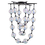 Pearla 86W 1 LED Pendant 40.5 Inch Tall and 28.25 Inch Wide by Golden - 9013-28