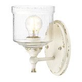 Keating 1 Light Wall Sconce 9.75 Inch Tall and 5.88 Inch Wide by Golden - 0806-1W