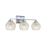Elliott 3 Light Bath Vanity 8.75 Inch Tall and 24.5 Inch Wide by Golden - 3094-BA3
