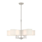 Rubix 5 Light Medium Chandelier by Livex - 42675CH