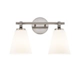 Fusion Bolzano 2 Light Bath Vanity 10.5 X 16 Inch Wide by Justice Design - FSN-8342