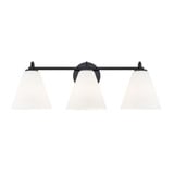 Fusion Pavia 3 Light Bath Vanity 24.75 Inch Wide by Justice Design - FSN-8363