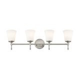 Fusion Tulsi 4 Light Bath Vanity 9.25 X 32.5 Inch Wide by Justice Design - FSN-8314
