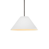 Radiance Avola 1 Light Stem Pendant 5.5 X 11 Inch Wide by Justice Design - CER-6640-RIGID
