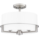 Seymour 3 Light 15 Inch Wide Semi Flush Mount by Quoizel - SEY1715