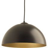 Dome 1 LED Light Medium Pendant by Progress - P5341