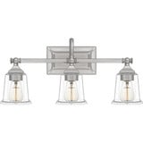 Nicholas 3 Light Coastal Vanity Light by Quoizel - NLC8603