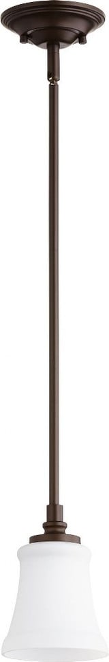 Rossington 1 Light Pendant 5.25 inches wide by 7 inches high by Quorum - 3122-SO