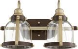 Banded Dome 2 Light Vanity Light by Quorum - 586-2