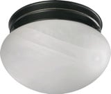 1 Light 7 Inch Wide Flush Mount by Quorum - 3021-6