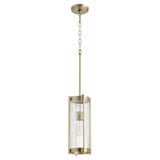 Chisseled 1 Light Small Pendant 15.5 Inch Tall by Quorum - 809
