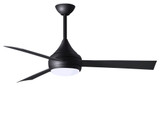Donaire 3 Blade Ceiling Fan with Light Kit 52 Inch Wide by Matthews Fans - DA