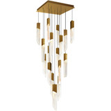 Petra 105W LED Chandelier 82 Inch Tall and 24 Inch Wide by CWI - 1723P24-17