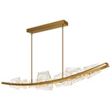 Arcus 62W LED Chandelier 15 Inch Tall and 70 Inch Wide by CWI - 1711P70-7