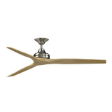 Spitfire 3 Blade Ceiling Fan 19.42 Inch Tall and 64 Inch Wide by Fanimation - FPD6721-64