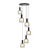 Juna 60W 6 LED Pendant 13.8 Inch Tall and 25.2 Inch Wide by Artcraft - SC13386