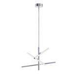 Knoll 40W 3 LED Pendant 16.5 Inch Tall and 24 Inch Wide by AFX - KNOP24LAJUD