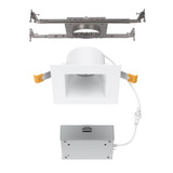 Pop in 12W 1 LED Square NC Frame in Recessed Light/Driver by WAC Limited - R4DSDN2-F9CS