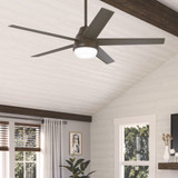 Aerodyne 5 Blade Ceiling Fan with Light Kit 16.17 X 60 Inch by Hunter Fans - 53780_p