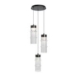 Kanister 9.1W 3 LED Pendant 11.75 Inch Tall and 4.63 Inch Wide by dweLED - PD413603R