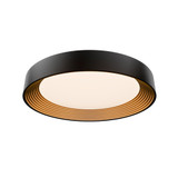 Gaston 36.7W 1 LED Flush Mount 4.4 Inch Tall and 25.6 Inch Wide by dweLED - FM701626