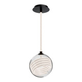 Roper 19.2W 1 LED Mini Pendant 9.88 Inch Tall and 9 Inch Wide by dweLED - PD417609