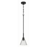 Pleated 1 Light Mini Pendant 11.38 Inch Tall X 7.13 Inch Wide by Craftmade - 61191