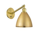 Bristol 1 Light Adjustable Wall Sconce 9.5X7.5 Inch Wide by Innovations - 317-1W-MBD-75