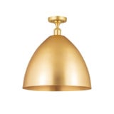 Bristol 100W 1 LED Semi Flush Mount 18.25 InchX16 Inch Wide by Innovations - 516-1C-MBD-16-LED