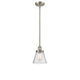 Cone 100W 1 LED Mini Pendant 9 Inch Tall and 6 Inch Wide by Innovations - 916-1S-G6-LED