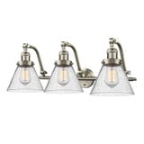 Cone 3 Light Adjustable Bath Vanity 12 Inch and 28 Inch Wide by Innovations - 515-3W-G4
