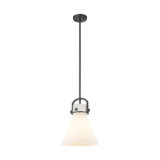 Newton Cone 1 Light Mini Pendant 13.13 Inch and 10 Inch Wide by Innovations - 410-1SM-G411-10