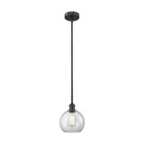 Athens 1 Light Stem Hung Mini Pendant 9.5 Inch X 8 Inch Wide by Innovations - 616-1S-G12-8