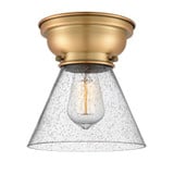 Cone 1 Light Flush Mount 8.25 Inch Tall and 7.75 Inch Wide by Innovations - 623-1F-G4