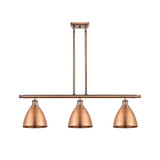 Bristol 3 Light Stem Hung Island 10 Inch Tall X 36 Inch Wide by Innovations - 516-3I-MBD-75